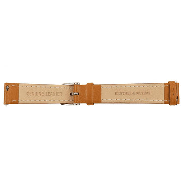 Brown Leather Strap & Silver Buckle watch straps Brother & Sisters